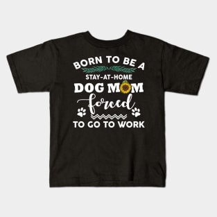 Born to be a stay at home cat lady Kids T-Shirt